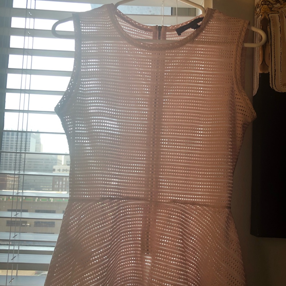 Bcbgmaxazria peplum top